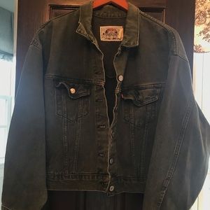 AUTHENTIC LEVI’s green denim jacket